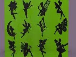 Fairy Silhouette / Keychain