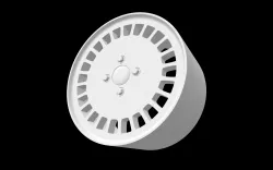 Fiat Uno Turbo MKII scalable and printable rims
