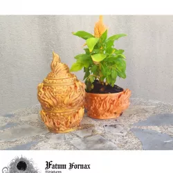 Fire jar and fire flowerpot.
