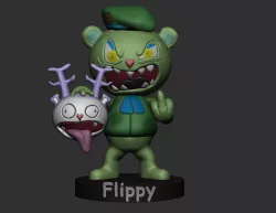 Flippy ( Happy Tree Friends, Friday Night Funkin FNF )