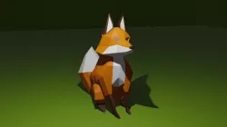 Fox Low Poly / Zorro Low Poly