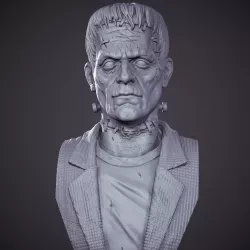 FRANKENSTEIN BUST