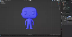 Funko Pop Base Model | Rigged | Articulated