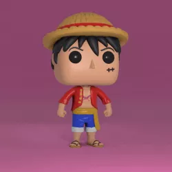 FUNKO POP FAN ART MONKEY DLUFFY