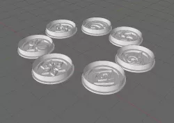 Genshin Impact Element Cookie Cutter Set
