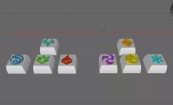 Genshin Impact Keycaps