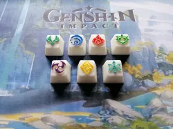 Genshin Impact Keycaps V2