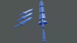 Goblin Slayer Sword and Throwing Daggers
