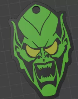 green elf keychain