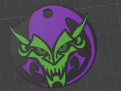 green elf keychain