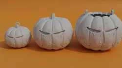 Halloween Pumpkin (keychain, container, regular)