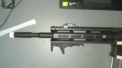 Handstop Horizontal grip slim mlock airsoft