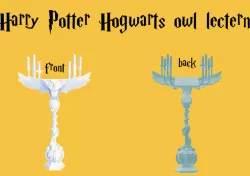 Harry Potter Hogwarts owl lectern 哈利波特霍格沃茨猫头鹰讲台