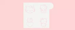 hello kitty stencil / hello kitty stencil