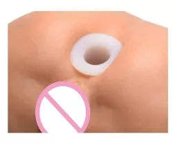 Hollow Anal sex training, oral dilator, sex toys for men and women / butt plug with hole