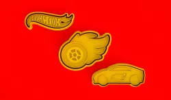 Hot Wheels Cookie cutter set / Hot Wheels Cookie cutter set