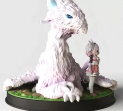 KANNA KAMUI -V1 Dragon form standing POSE - MISS KOBAYASHI'S DRAGON MAID -小林 カンナ-小林家的龙女仆-FANART FIGURINE