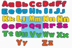 latin alphabet for children