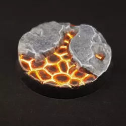 Lava Bases for Tabletop Games (25mm/32mm/40mm)