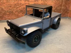 LIKE DODGE M37 1/4 TON TRUCK - BODY FOR AXIAL SCX10II 313mm chassis