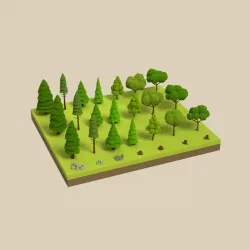 Lowpoly Trees