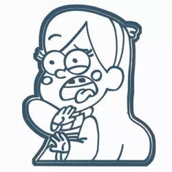 MABEL PINES COOKIE CUTTER GRAVITY FALLS
