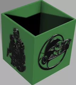 Mandalorian Pencil Cup stl
