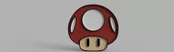 mario bros mushroom light sign