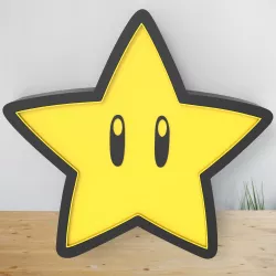Mario super star night light