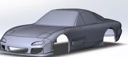 Mazda RX-7 2002, Stock BodyKit 1:24 scale
