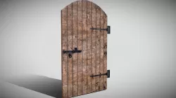 Medieval Arched Door