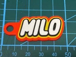 Milo Lego Style Keychain