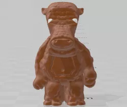 Minootaur mini figure 3d