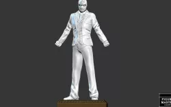 MR KNIGHT MOON KNIGHT MARVEL MCU DRAMA CHARACTER DISNEY HERO 3D PRINT