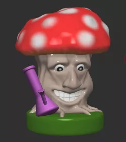 Mushroom with or without bubbling flower vase