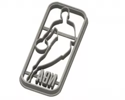 NBA Logo Cookie Cutter