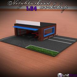 STL file 1/64 Hot Wheels Garage Diorama Set 🥵・Design to download and 3D  print・Cults