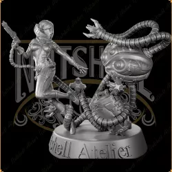 Nutshell Atelier - Space girl and Monster (NSFW)
