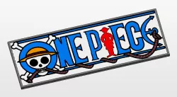 One Piece Luffy Plaque (Original)