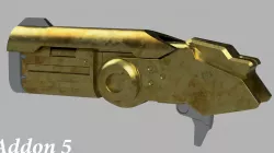 Overwatch Mercy Gun Addon 5: Classic Golden