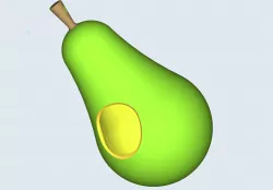 Pear bird house