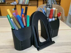 Phone and pen holder Zen