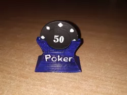 Poker chip stand
