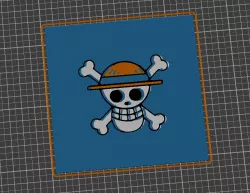Poster-Logo Mugiwara OnePiece Luffy