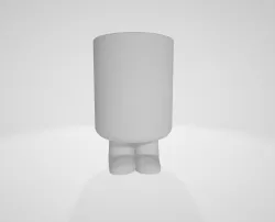 POT WITH STANDING FEET - POT WITH STANDING FEET