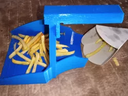 Potato chip cone filler funnel - Potato chip cone filler funnel