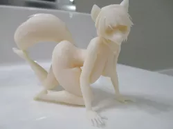 Print Ready Sexy Furry Krystal Fox Girl HQ