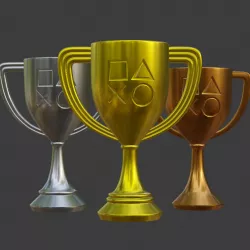 PS5 trophies (Gold, Silver and Bronze)