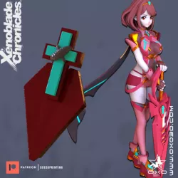 Pyra Xenoblade Cross Cosplay