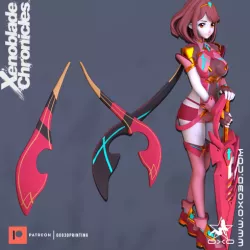 Pyra Xenoblade Wing Cosplay